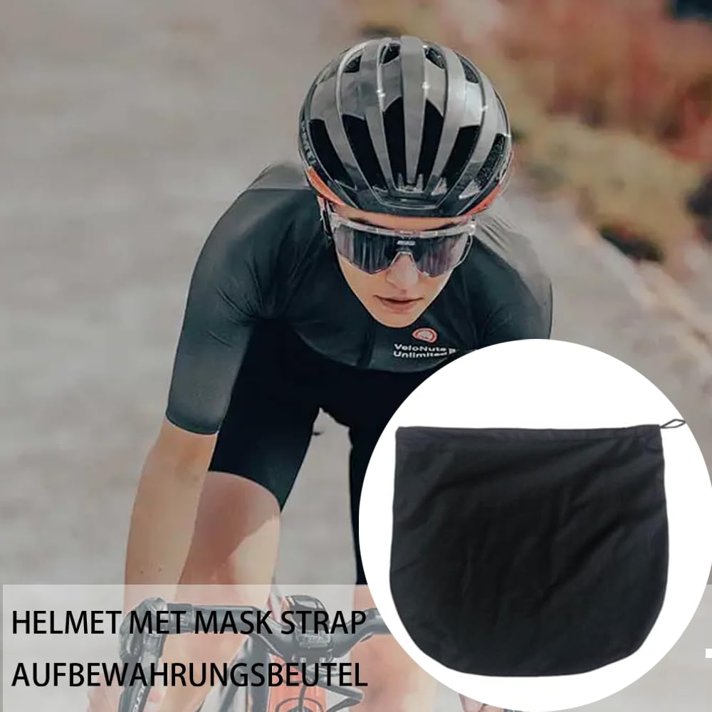 3 Stück Tragbare Motorradhelmtasche,Schwarz Helmtasche Motorrad,Universal Motorrad Helm Tasche,47x43cm Plüsch,für Motorradhelm, Fahrradhelme, Skihelme, Basketball, Fitness