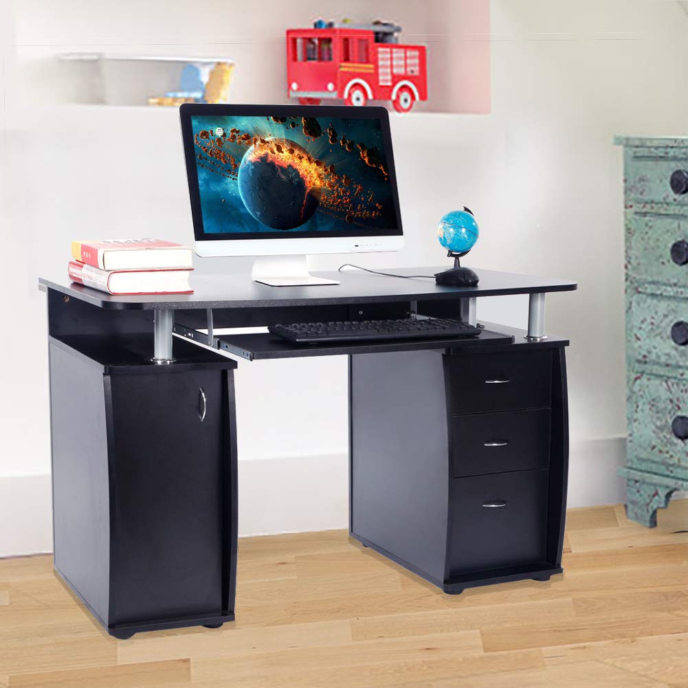 Buy MTFY Computer Desk with Drawers,Home Office Desk, Computer