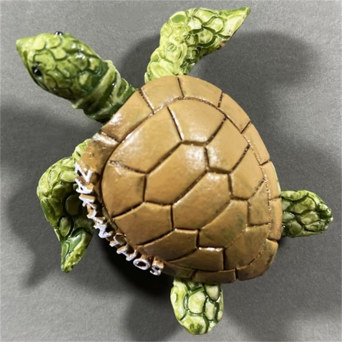 Magnete Frigorifero 3D Zakynthos Shipwreck Greece Con Tartaruga – Souvenir In Resina Fatto A Mano