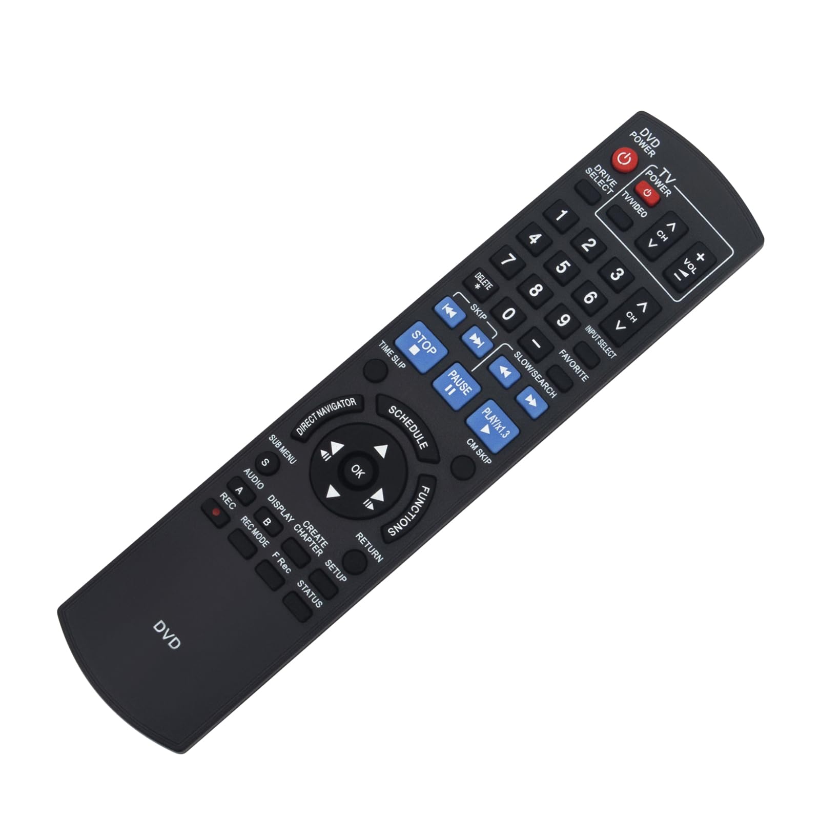 PanasonicBD用リモコンN2QBYB000037 N2QBYB000037代替TZT2Q020920,(赤外線方式)｜ブルーレイディスク