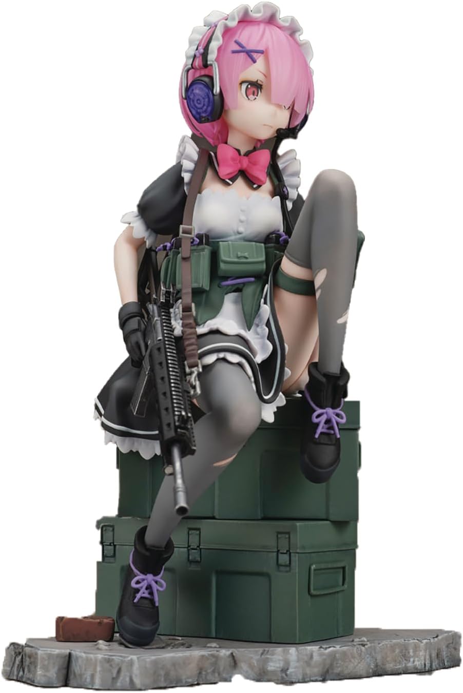 Re:Zero -Starting Life in Another World- Ram (Military Ver.) 1:7 Scale PVC Figure