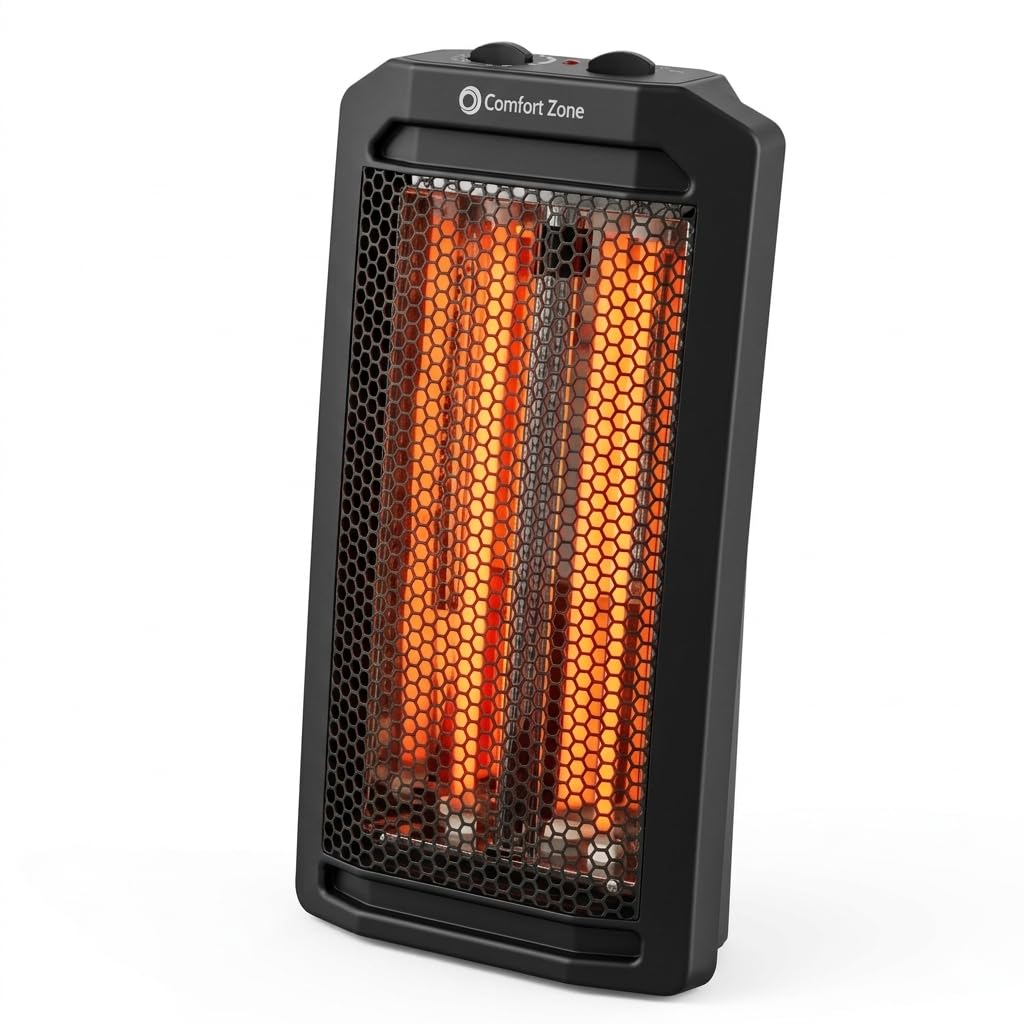 Amazon.com: Comfort Zone Quartz Tower Space Heater, Portable