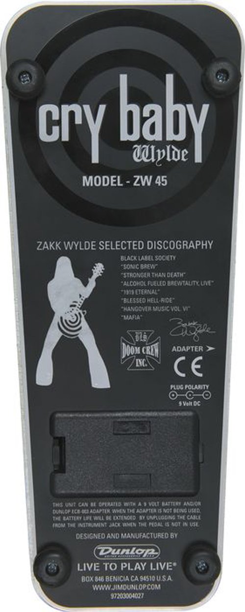 PEDAL EFECTO CRYBABY ZAKK WYLDE DUNLOP ZW45 : Amazon.com.mx