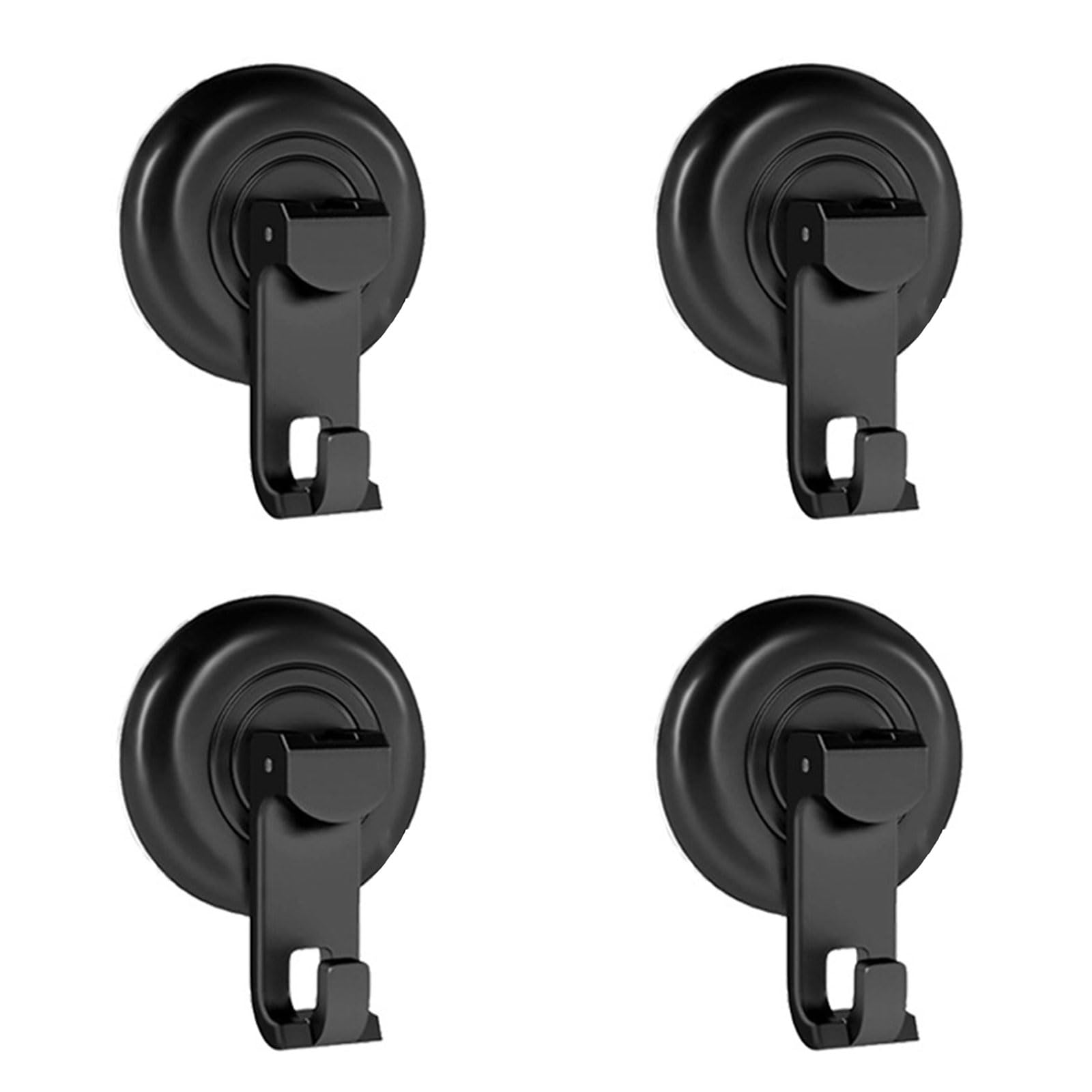 Xjdzineq 4pcs / 8pcs Bathroom Suction Cup Hanging Hooks Heavy Duty Vacuum Towel and Loofah Holders Removable Robe Storage Rack Towel Hooks