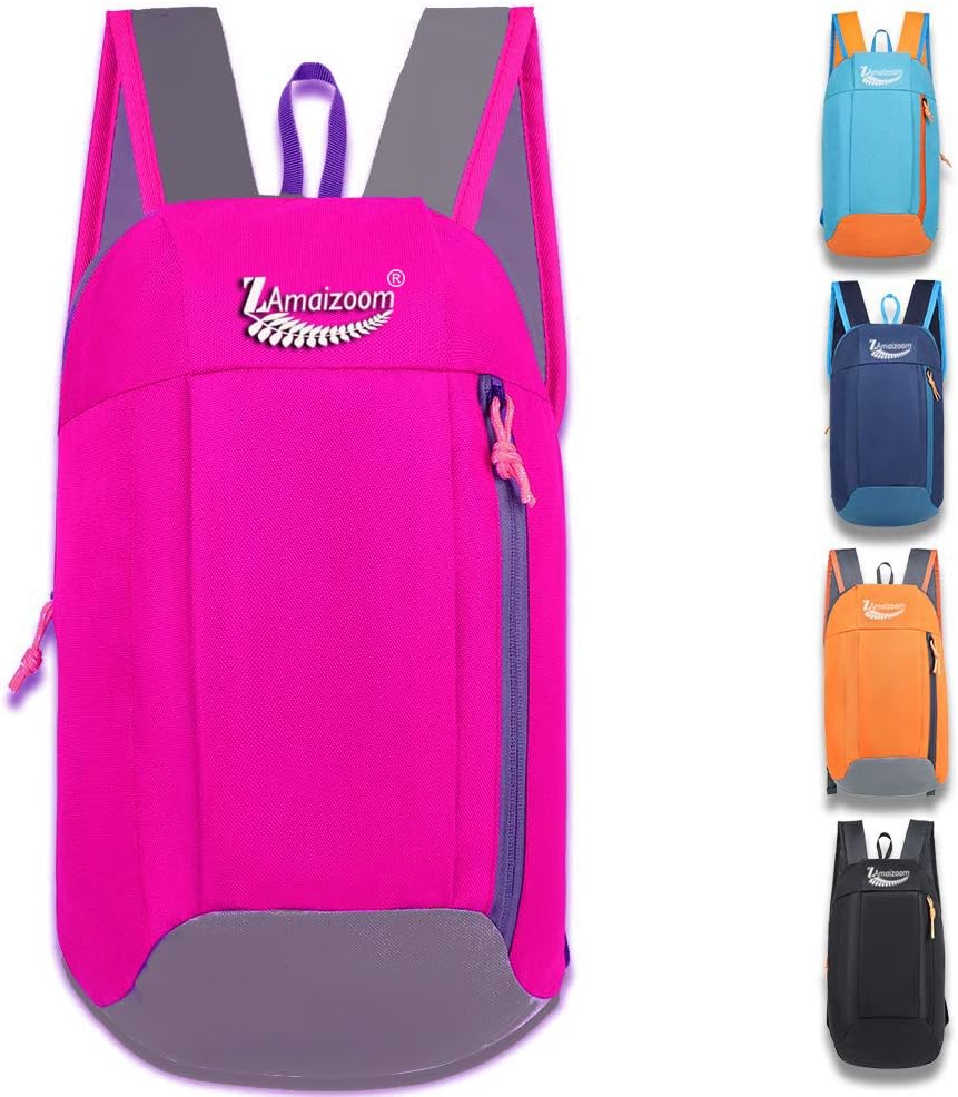 ZAmaizoomBags 10 Ltrs 35 cm Small Size Rucksack (PKP2) (Small Size Pink)