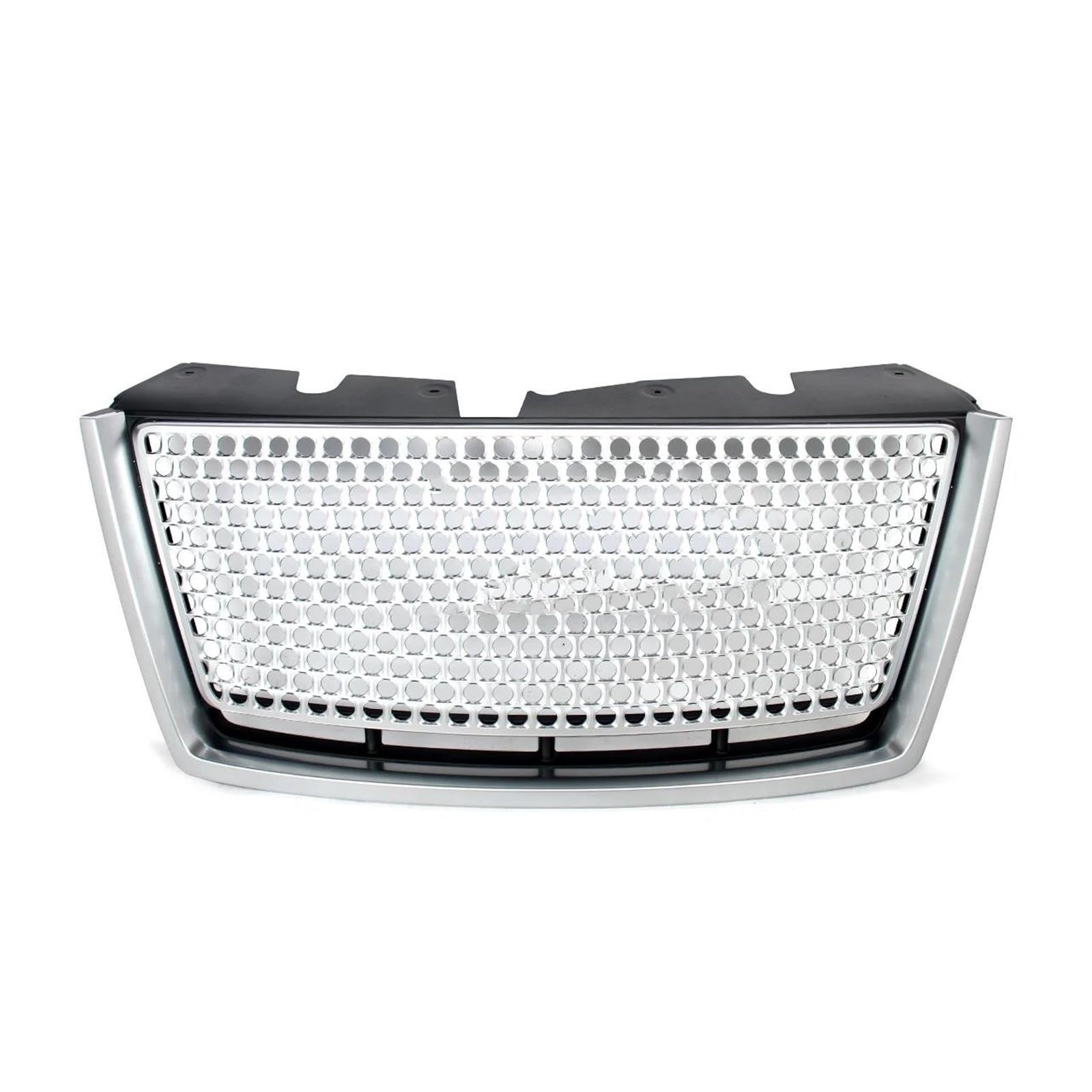 Front Kidney Grille For GMC For Terrain 2010-2015 For Denali Style Front Bumper Upper Grille Radiator Center Honeycomb Mesh(فضة)