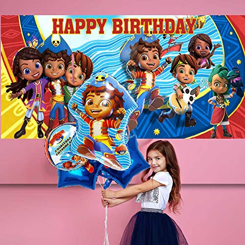 Santiago Of The Seas Party Supplies Plates Decorations Birthday Cake Topper Banner Decor Backdrop Balloons #TOP6