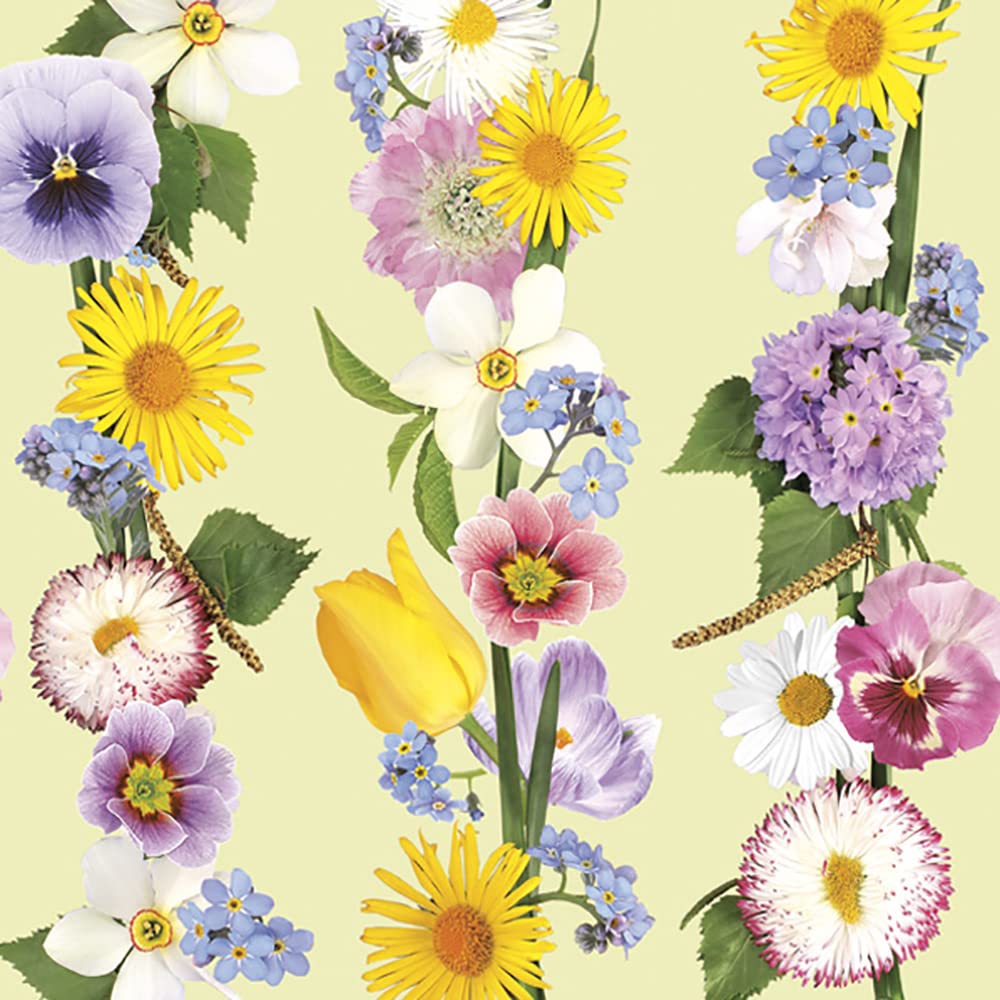 DAISY 3-Ply Flowery Tissue Paper Napkins Serviettes for Decoupage Lunch 33cm x 33cm - Pack of 20 (Sunflowers in The Sky) — view 37