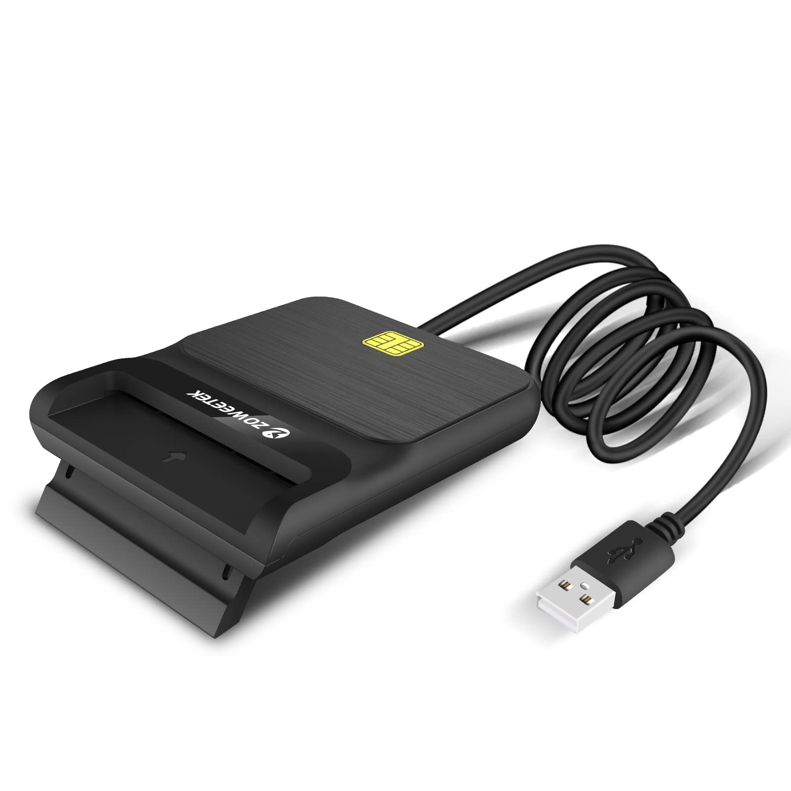 ZOWEETEK Lector dnie electronico,Lector dnie,Compatible con Todas Las Tarjetas de DNI