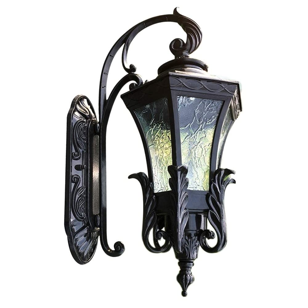 Applique murale d'extérieur industrielle rétro, lanterne créative extérieure étanche E27, applique murale décorative pour patio, jardin, villa, terrasse, poteau de porte, balcon, porte de maison