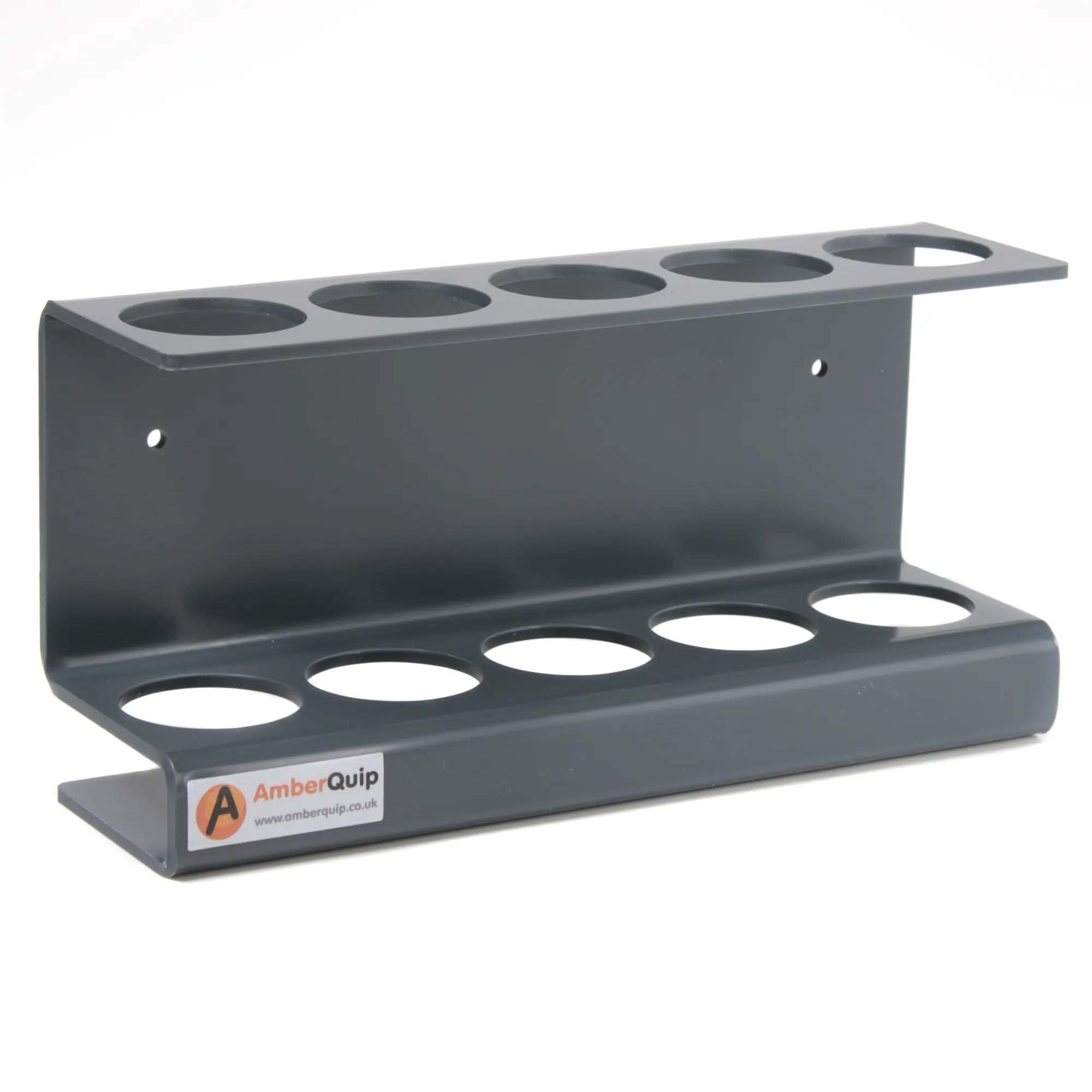Amberquip Silicone Sealant Holder. 100% RUSTPROOF. Van & Wall Mounted Storage Organiser Rack for Van Workshop, Garage. Grey PVC - Image 2