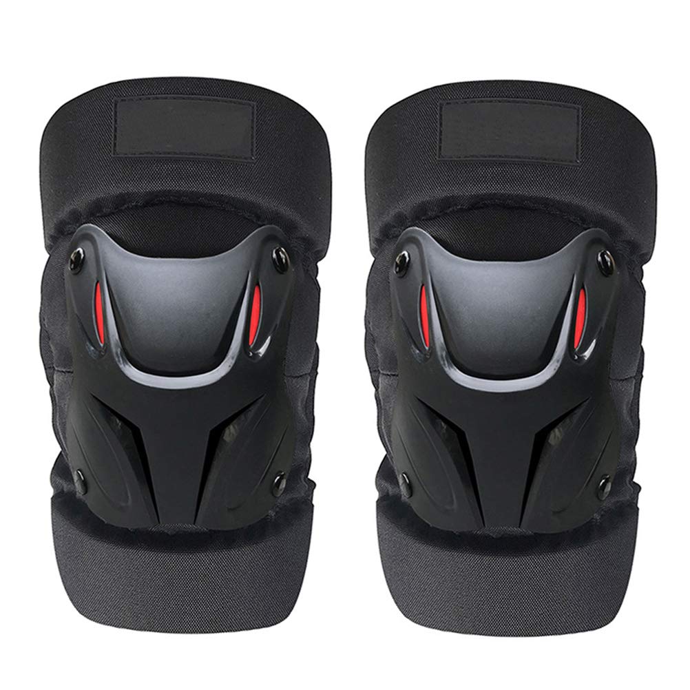 Protección de Rodilla, 1 par de Rodilleras, Diseño de Articulación Ergonómico Ajustable, Protectores de Rodilla para Motocicleta, Bicicleta, Monopatín