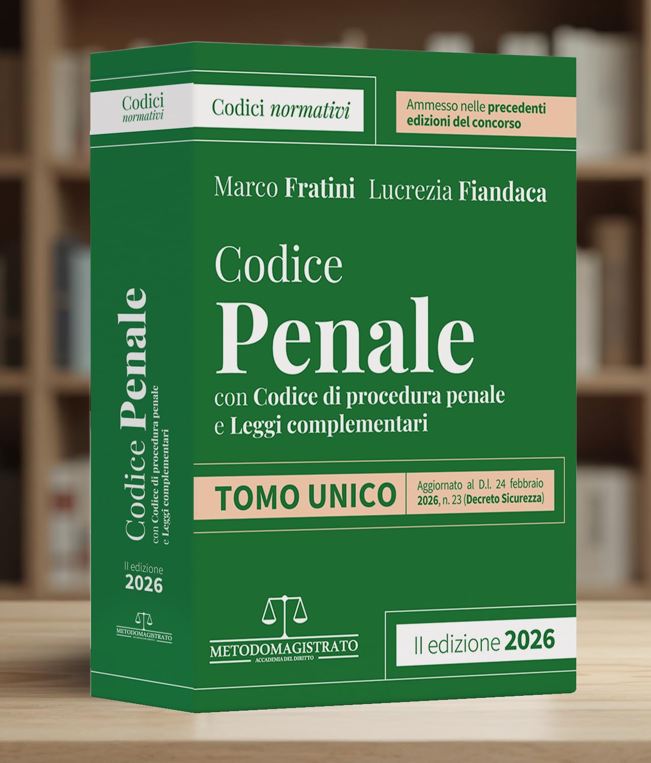 Codice normativo di diritto penale 2026 per il concorso in Magistratura. Nuova ediz.