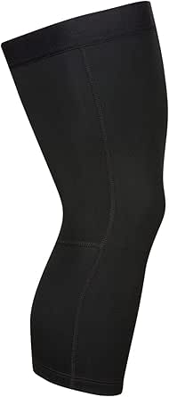 PEARL IZUMi Elite Thermal Knee Warmers - Black, Size L (56% Nylon, 30% Polyester, 14% Lycra)