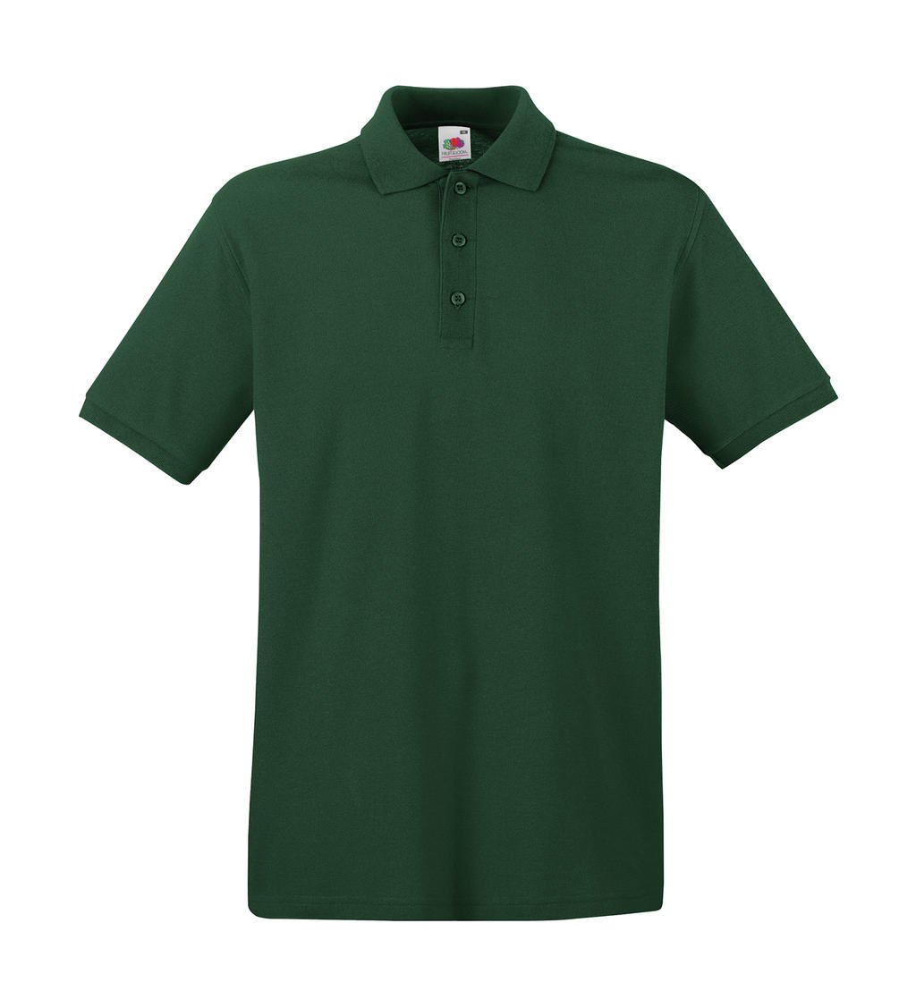 Fruit of the Loom Men's Polo Shirt - Green - XXX-Large