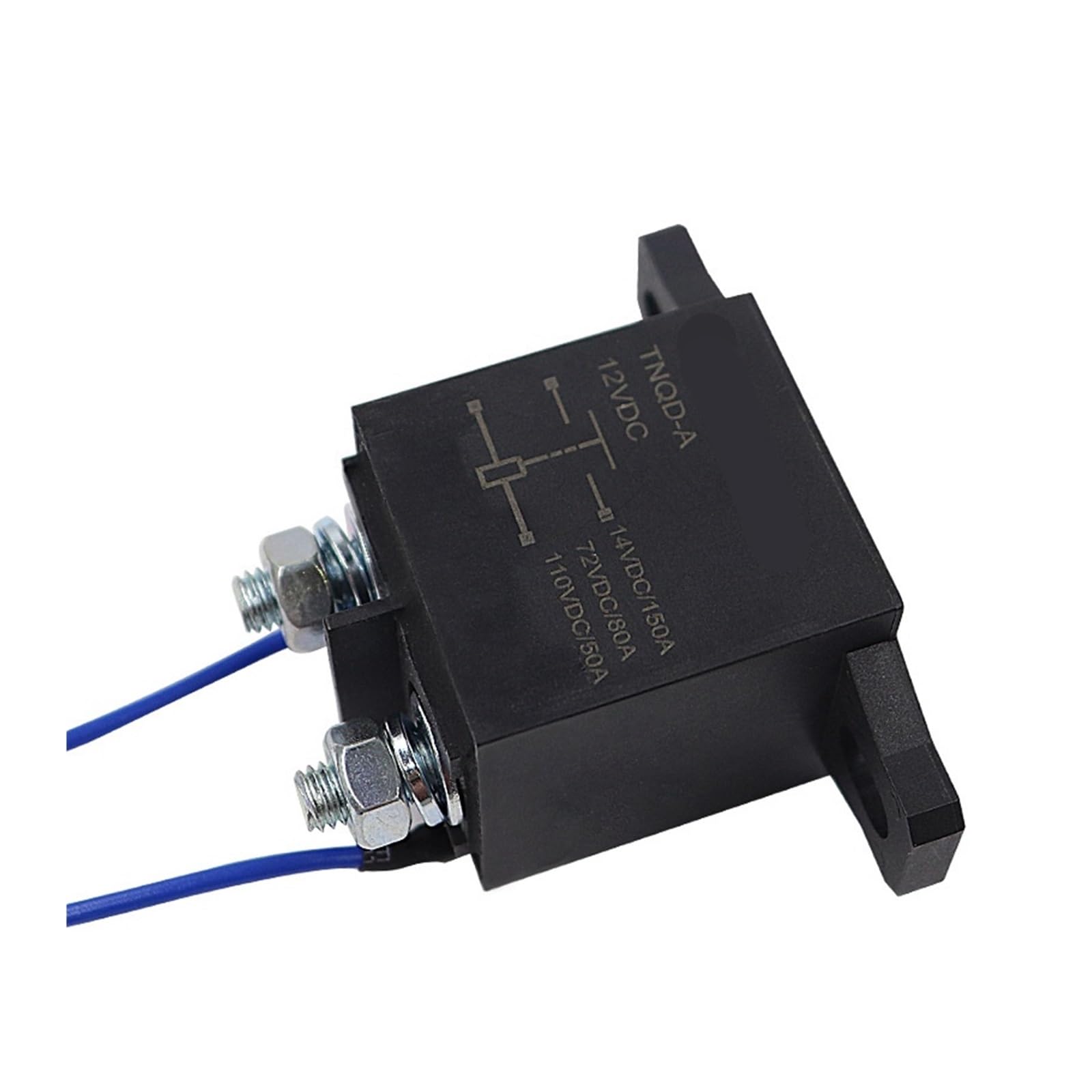 relé de Potencia Relé de CC de Alto Voltaje de 12, 24, 36, 48, 60 y 72 V, 150 A, 110 V, relé de Encendido a Largo Plazo for automoción(60V)