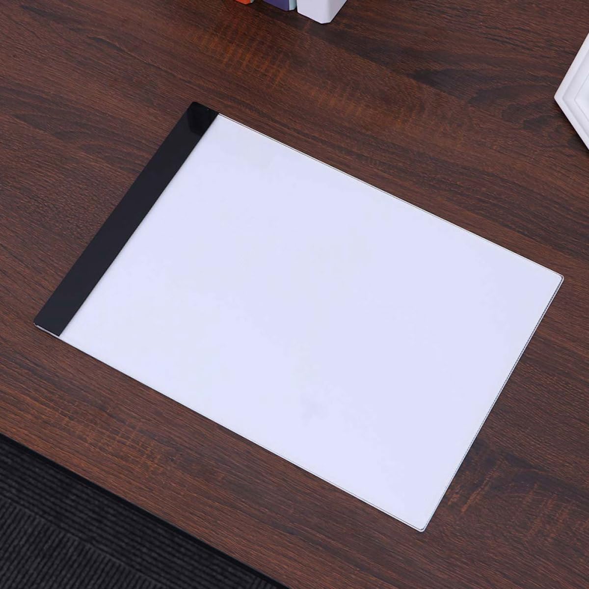 SOESFOUFU Mesa de Luz Fácil de Transportar y Almacenar A4 Acrílico con Tablero de Copia LED Blanco con Cable USB Adecuado para Práctica de Pintura Profesional