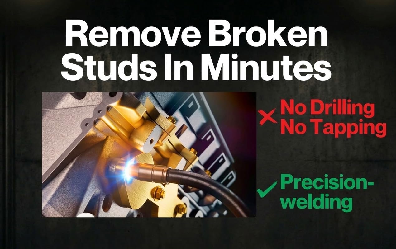 ROBTOOLS EZ Sud Out - Professional Broken Exhaust Manifold Stud Removal Tool - Precision-Machined Template - No Drilling or Tapping Required (Brass, for Ford 5.4L and 6.8L 3-Valve Engines)