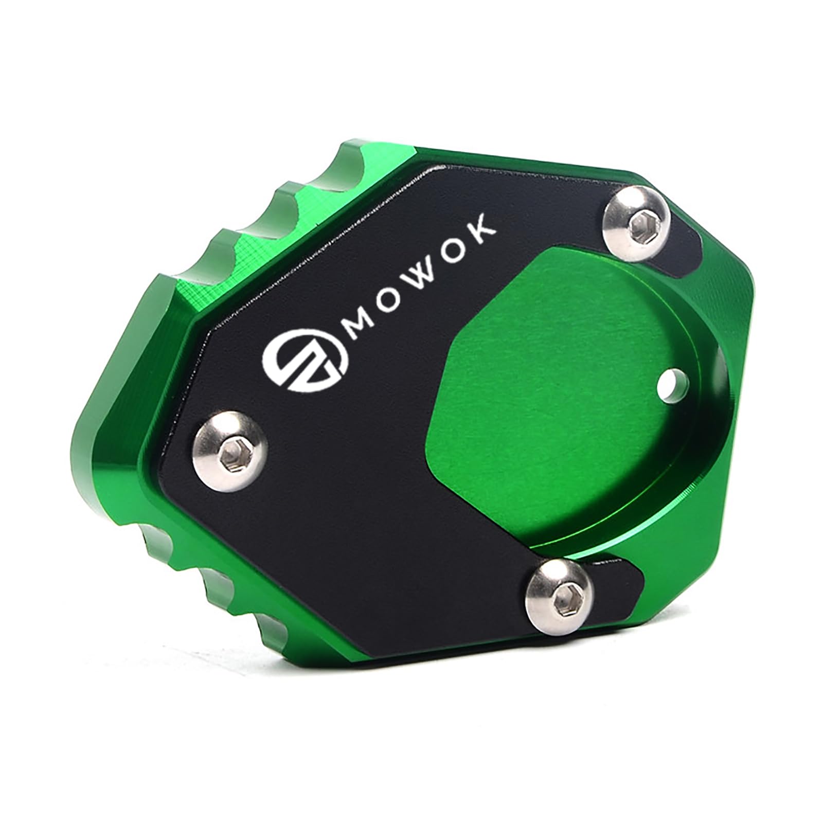 MOWOK Estensione Cavalletto Moto Laterale Kawasaki VERSYS 650 ZH2 Ninja 400 500 Z400 2018-2024 (Verde)