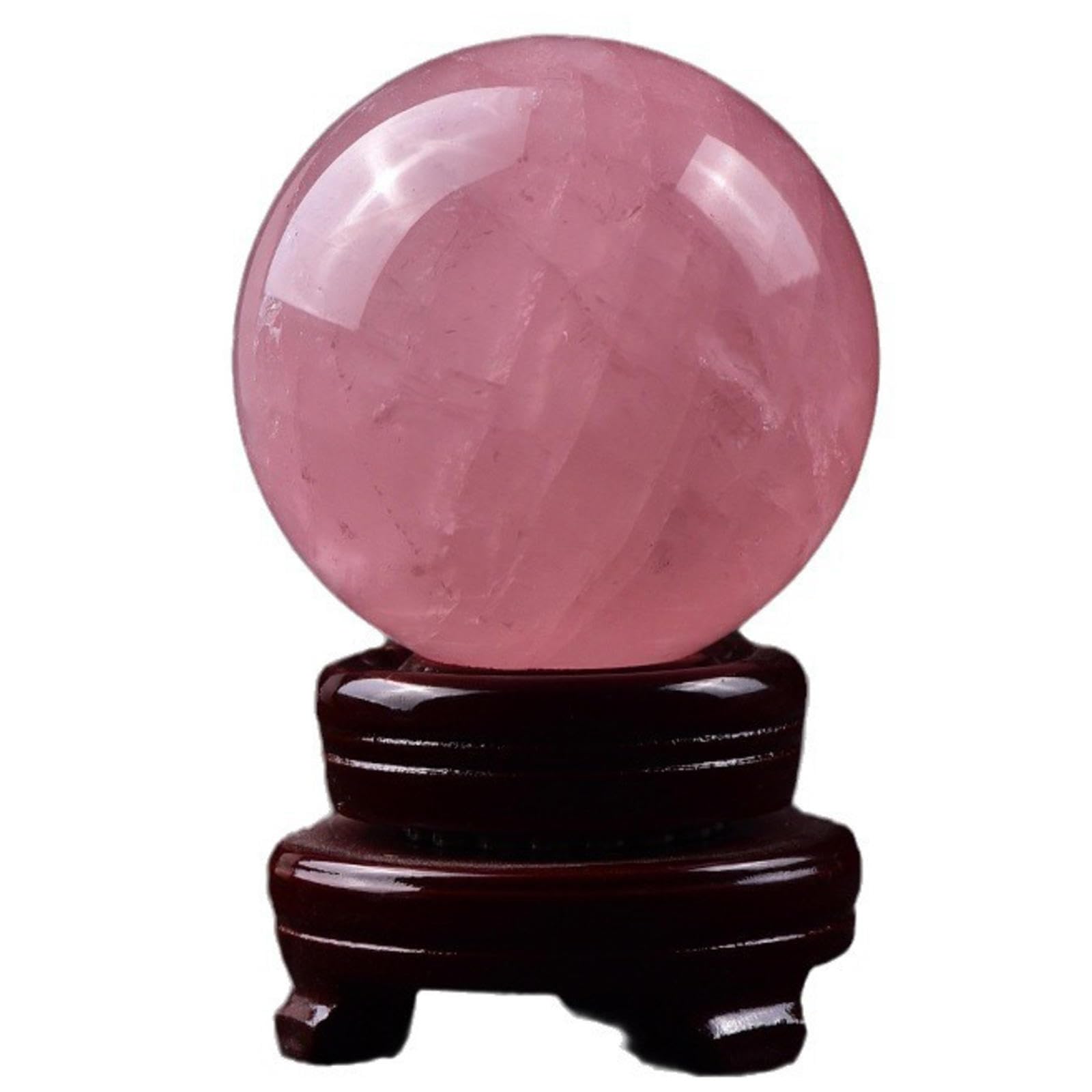 LTRAJUYNH Crystal Ball Polished Opaque Entrance Home feng Shui Desk Ornaments Crafts,90mm