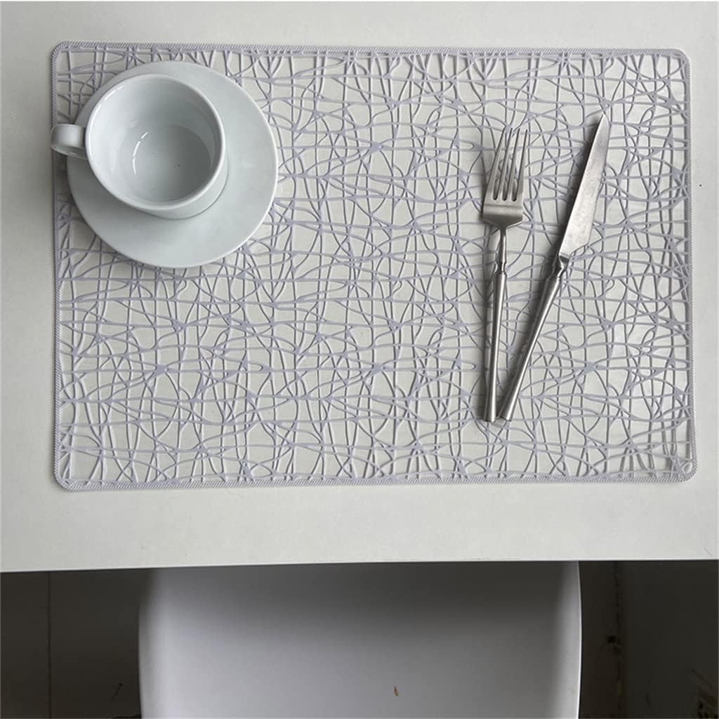 PVC Placemats Hotel Insulation Mat Restaurant Box Tableware Mat Western Food Mat(D)