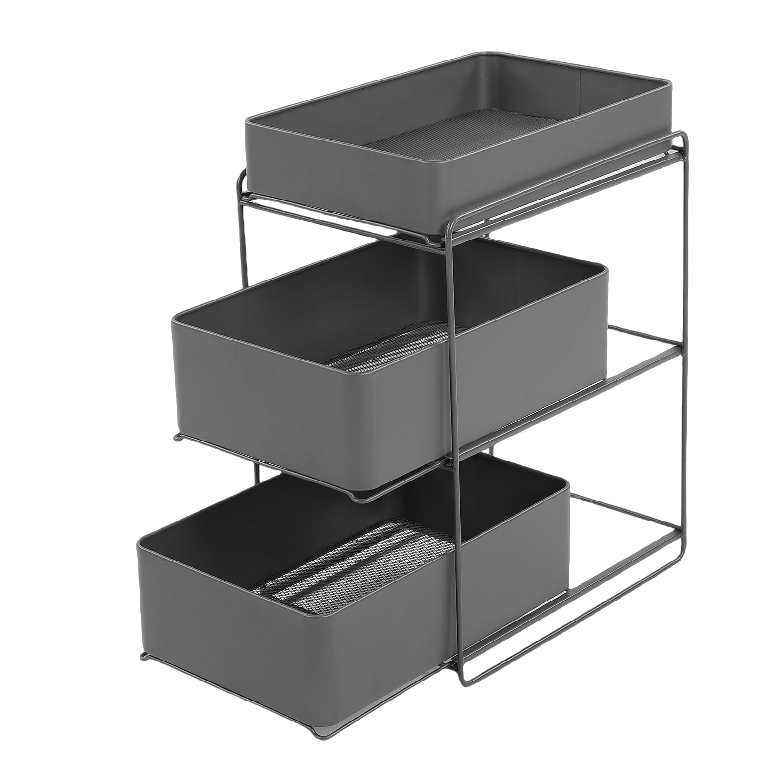 Estante de Almacenamiento Duradero Debajo del Fregadero, Organizador de Cocina y Baño Versátil para Oficinas
