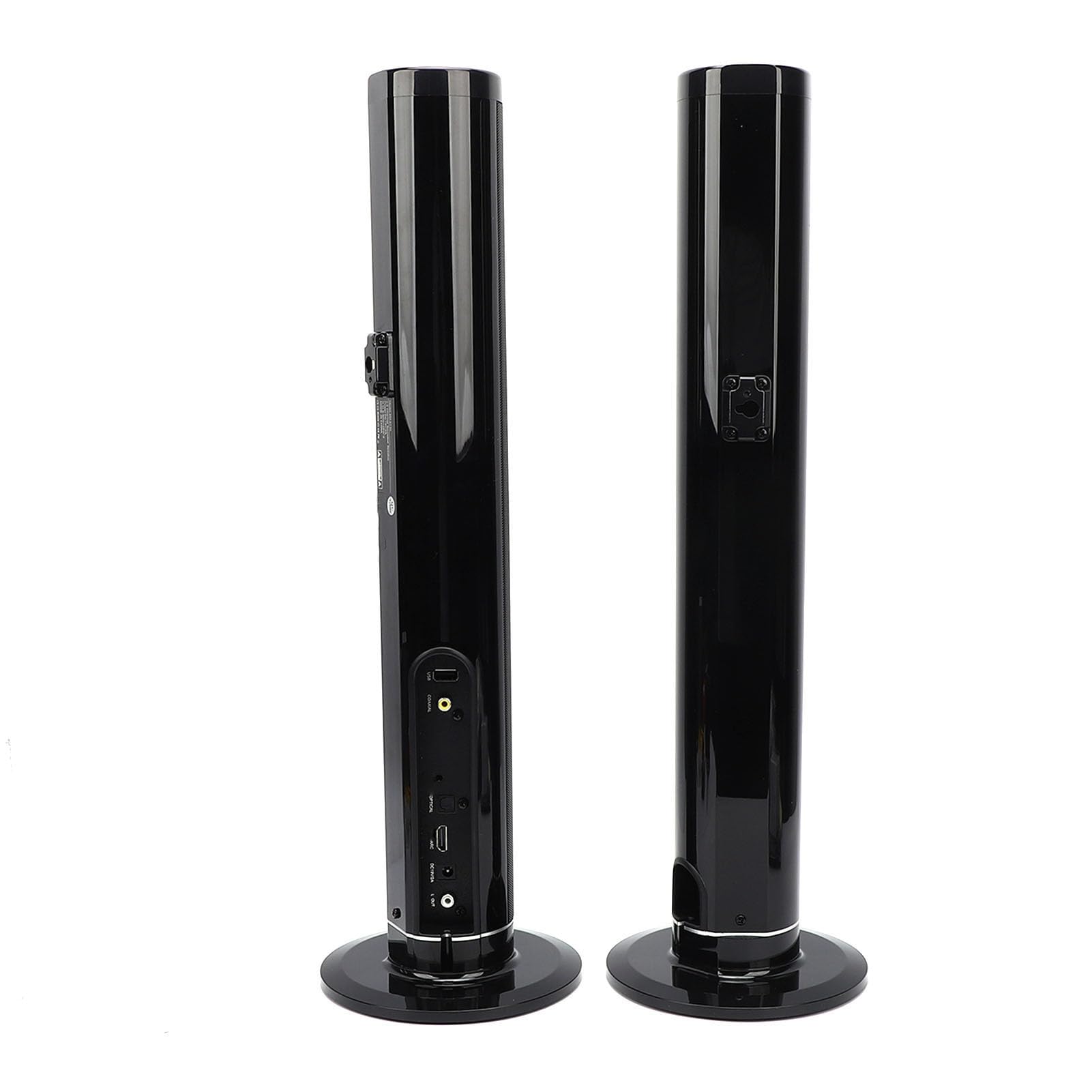 Fockety Soundbar, Odłączany Głośnik Domowy 2 w 1 Zestaw Kina Domowego z Dźwiękiem Przestrzennym Głośnik Kina Domowego do Projektorów Telewizyjnych i Komputerowych (wtyczka UE)