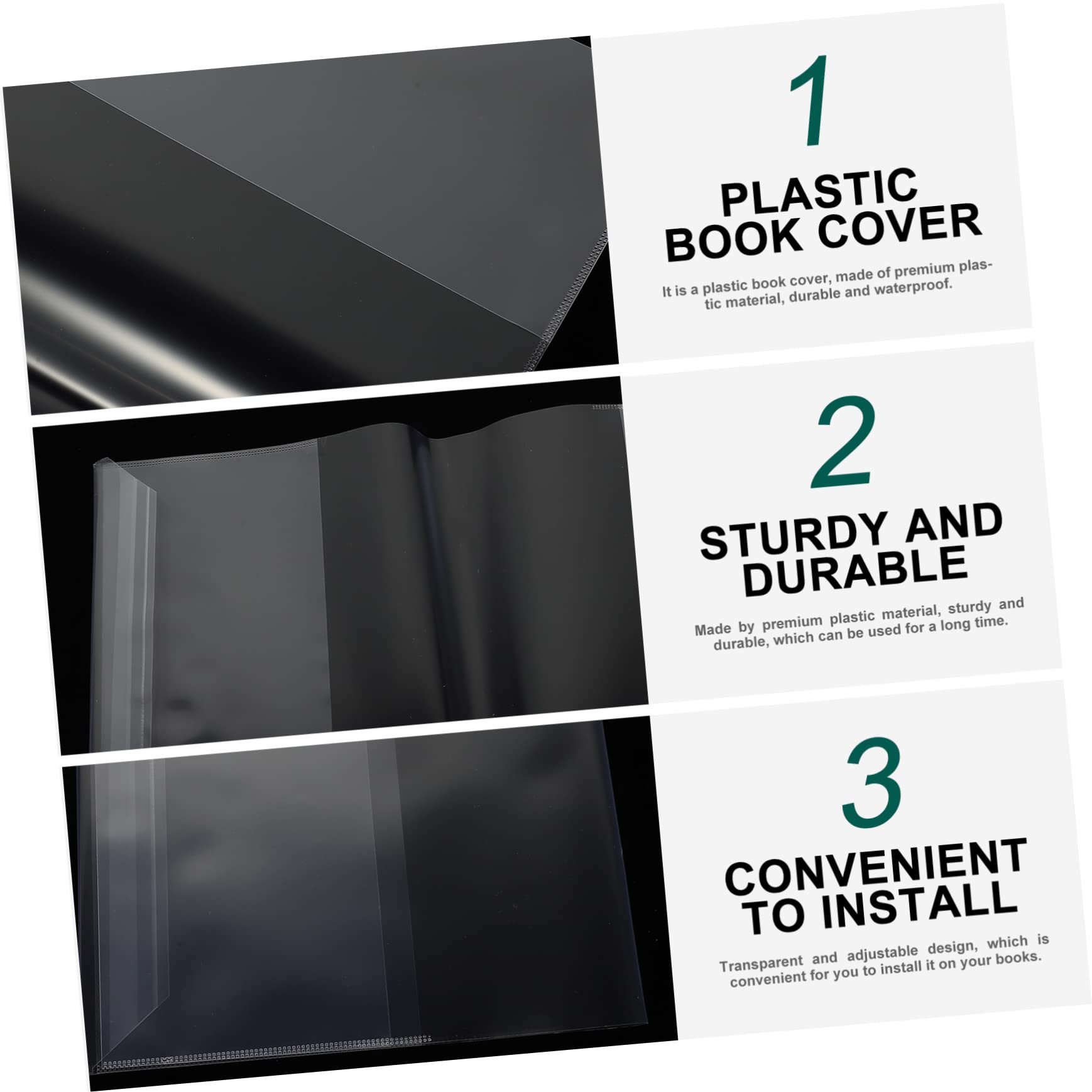 NUOBESTY 50 Copertine Per Libri Formato A5 Pratiche E Spesse Adatte Per Quaderni E Materiale Scolastico Degli Studenti