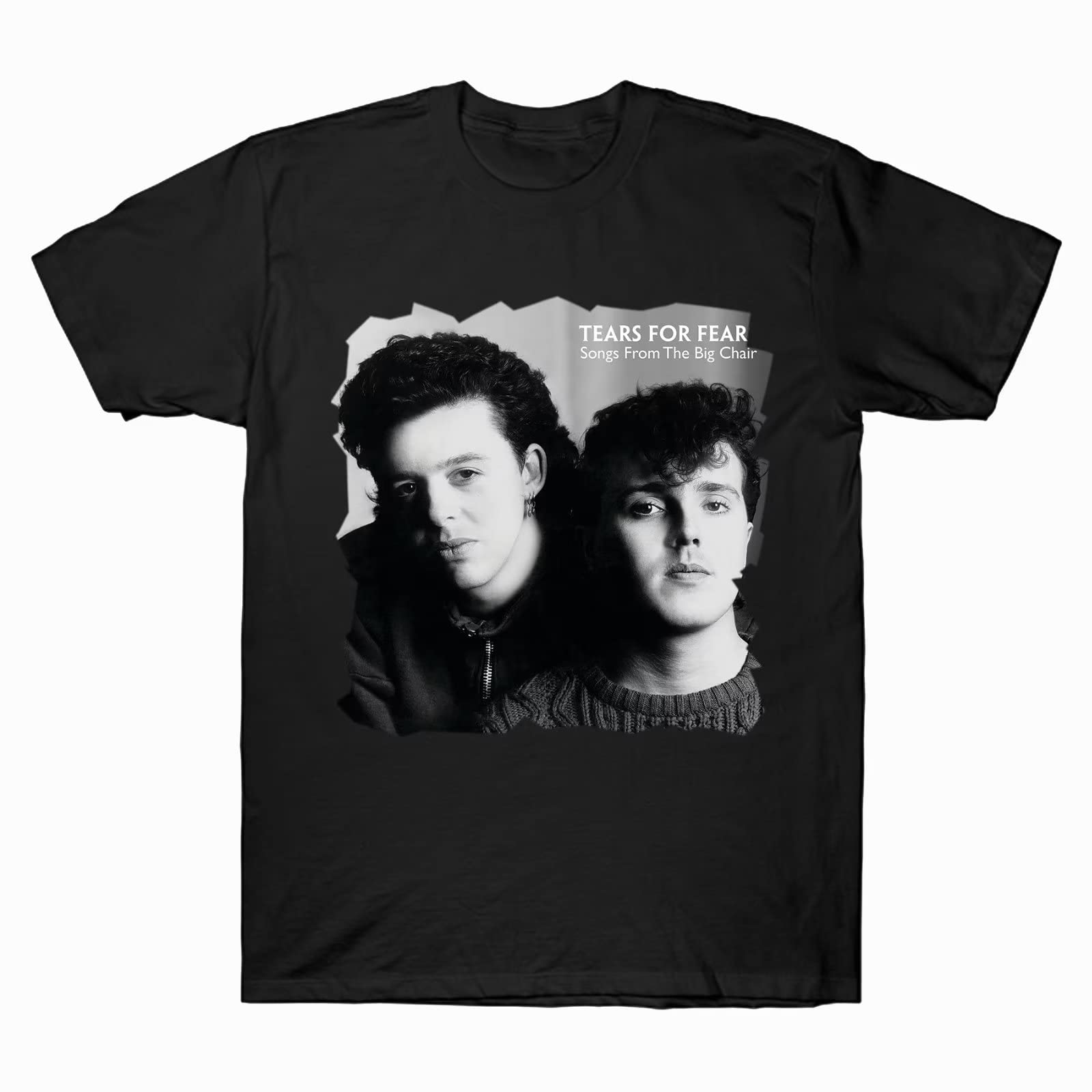 Tears for Fears Shirt Men Women Poster Tshirt Songs from The Big Chair Shirt Black