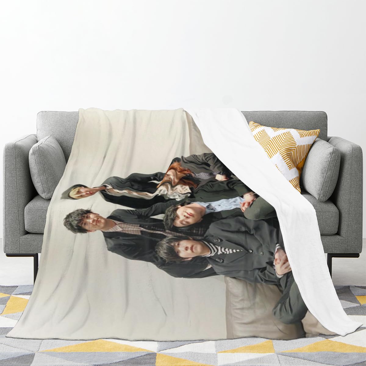 Amazon｜ミセス/グリーン/アップル 毛布 ブランケット