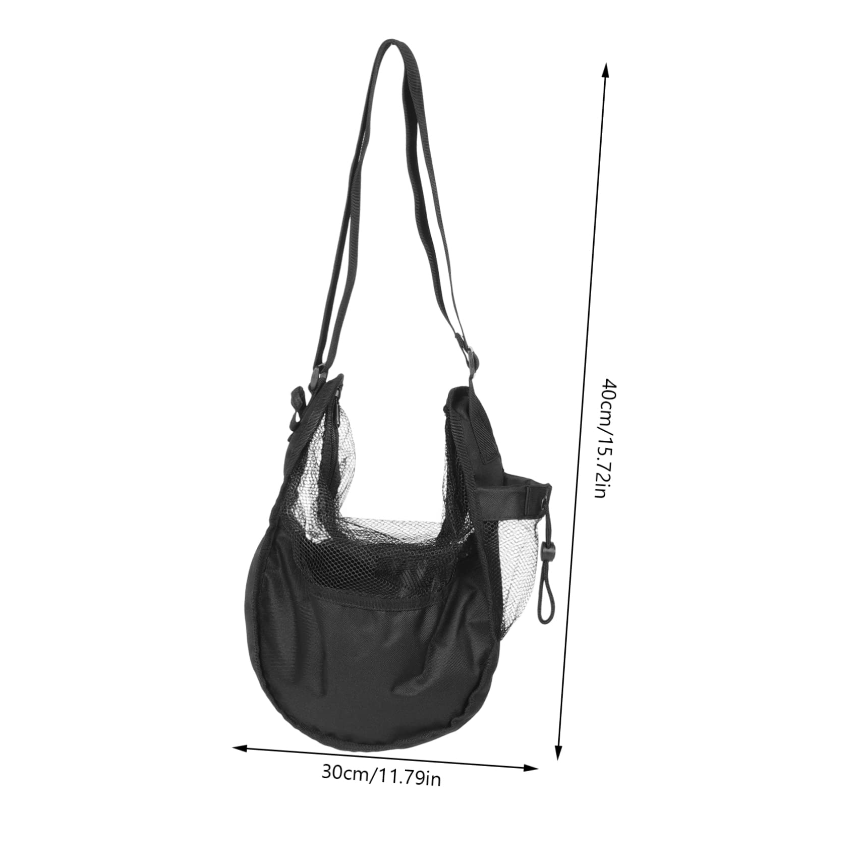 SUPVOX Portable Basketball Storage Bags Mesh Ball Bag Shoulder Strap for Volleyball Rugby Football