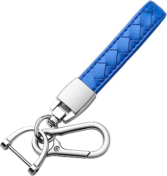 Tukellen Genuine Leather Car Keychain for Car Metal keychains Key Chain Accessories Keyring
