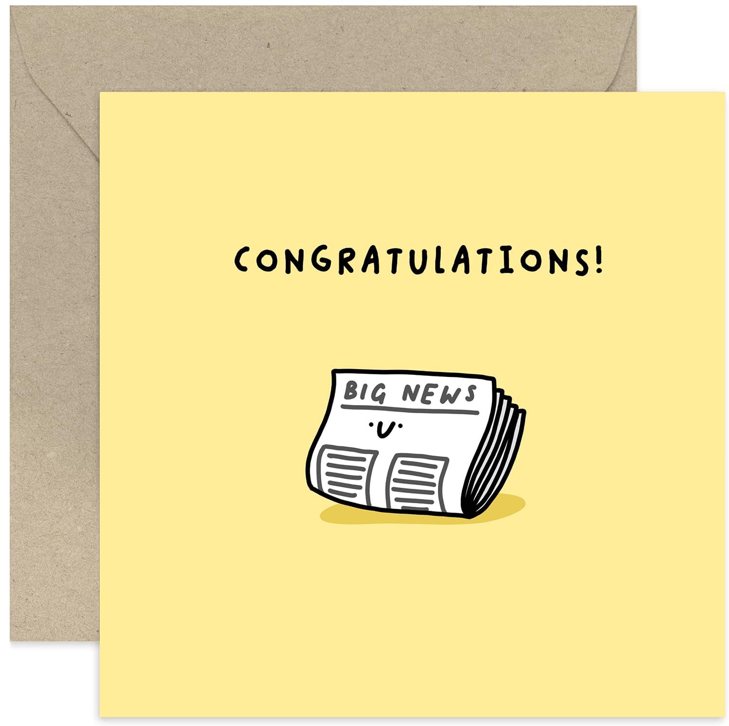 Old English Co. Fun Congratulations Card for Them - Special New for Parents To Be - Baby Announcement Card - Funny Card for New Job, Promotion, Exam