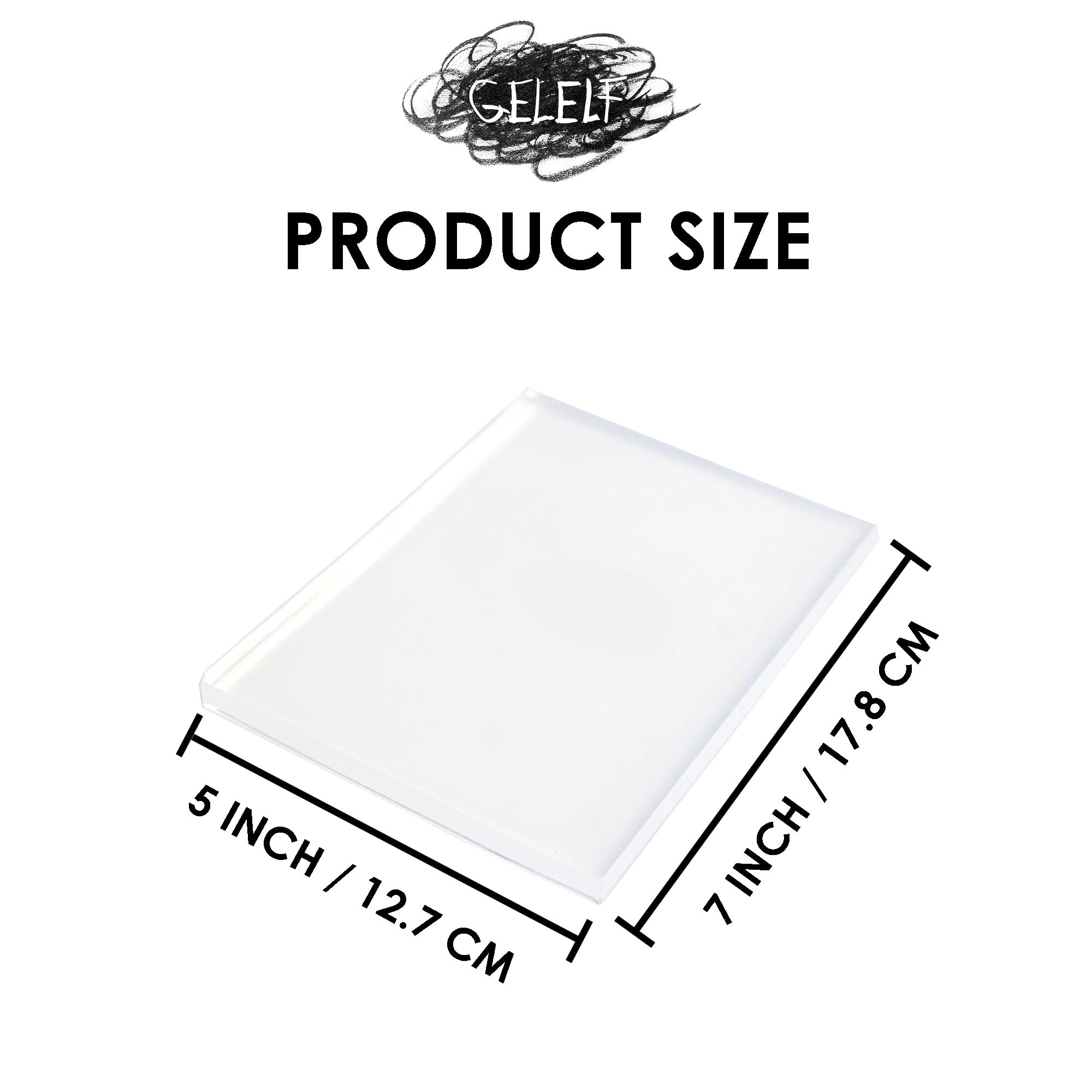 Placa de impresión de gel de nueva generación, placa de impresión de fórmula mejorada para arte de impresión en gel, kit de monoimpresión de gel, accesorios de impresión, sin envejecimiento y