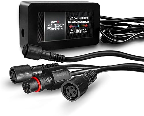 OPT7 Aura - Caja de control original D con SoundSync, función de luz de entrada de asistencia de puerta, para kit de aluminio rígido con conector