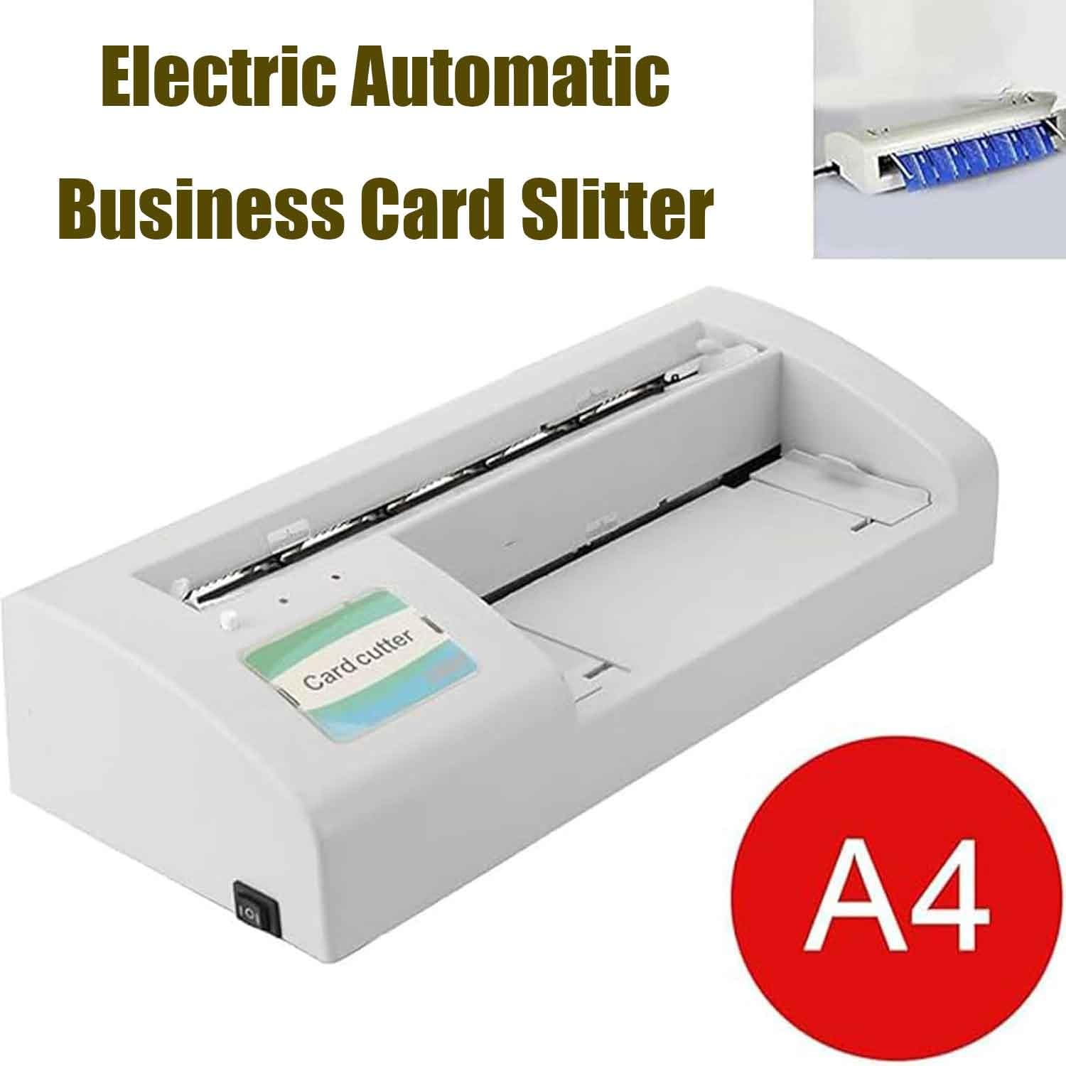 Taglierina elettrica per carte di credito, taglierino automatico per carte di nome, 30 fogli al minuto, per uffici, stamperie e centri fotocopiatrici