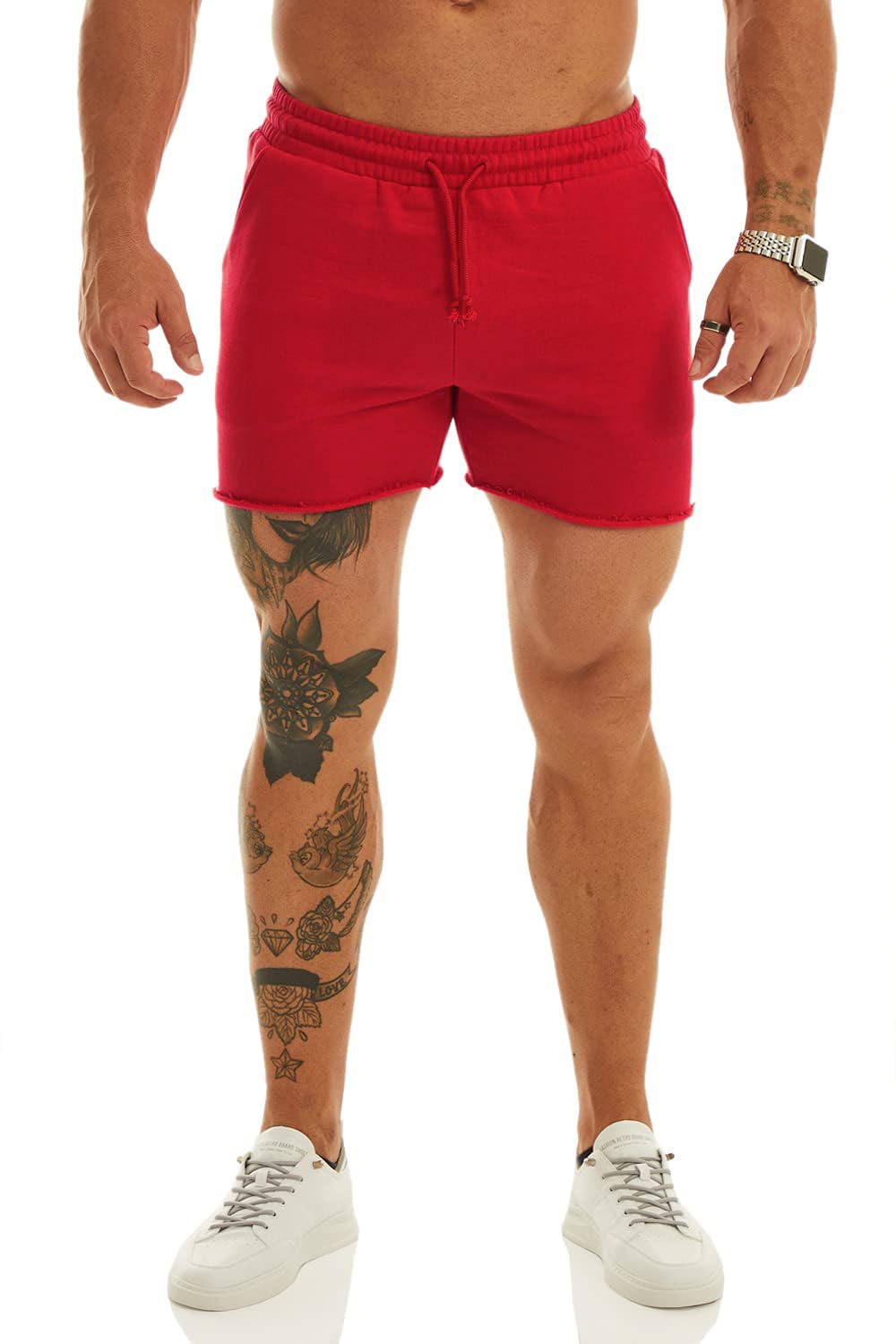 Ouber Men's Workout Squatting Shorts Slim Fit Gym Weightlifting Bodybuilding