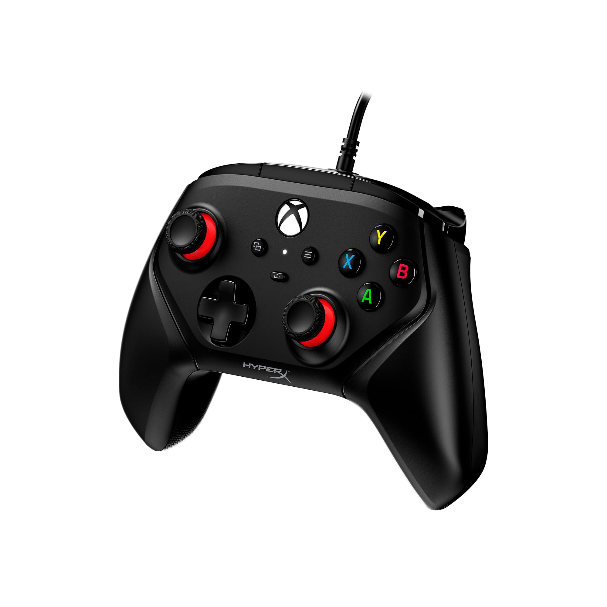 Imagen del producto: HyperX Clutch Gladiate - driver con cable para Xbox One, Xbox Series X|S, PC, con licencia oficial de Xbox, cerraduras de disparo dual, botones programables, motores duales