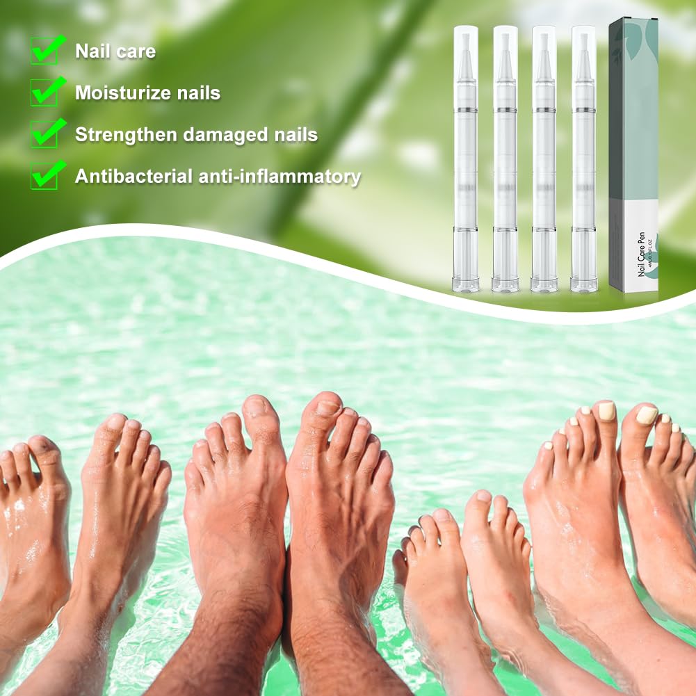 Nagelpilz Stift Care Nagelpflegestift für Fingernägel & Fußnägel mit Teebaumöl, Aloe Vera & Vitamin E, Nagelwachstum fördern