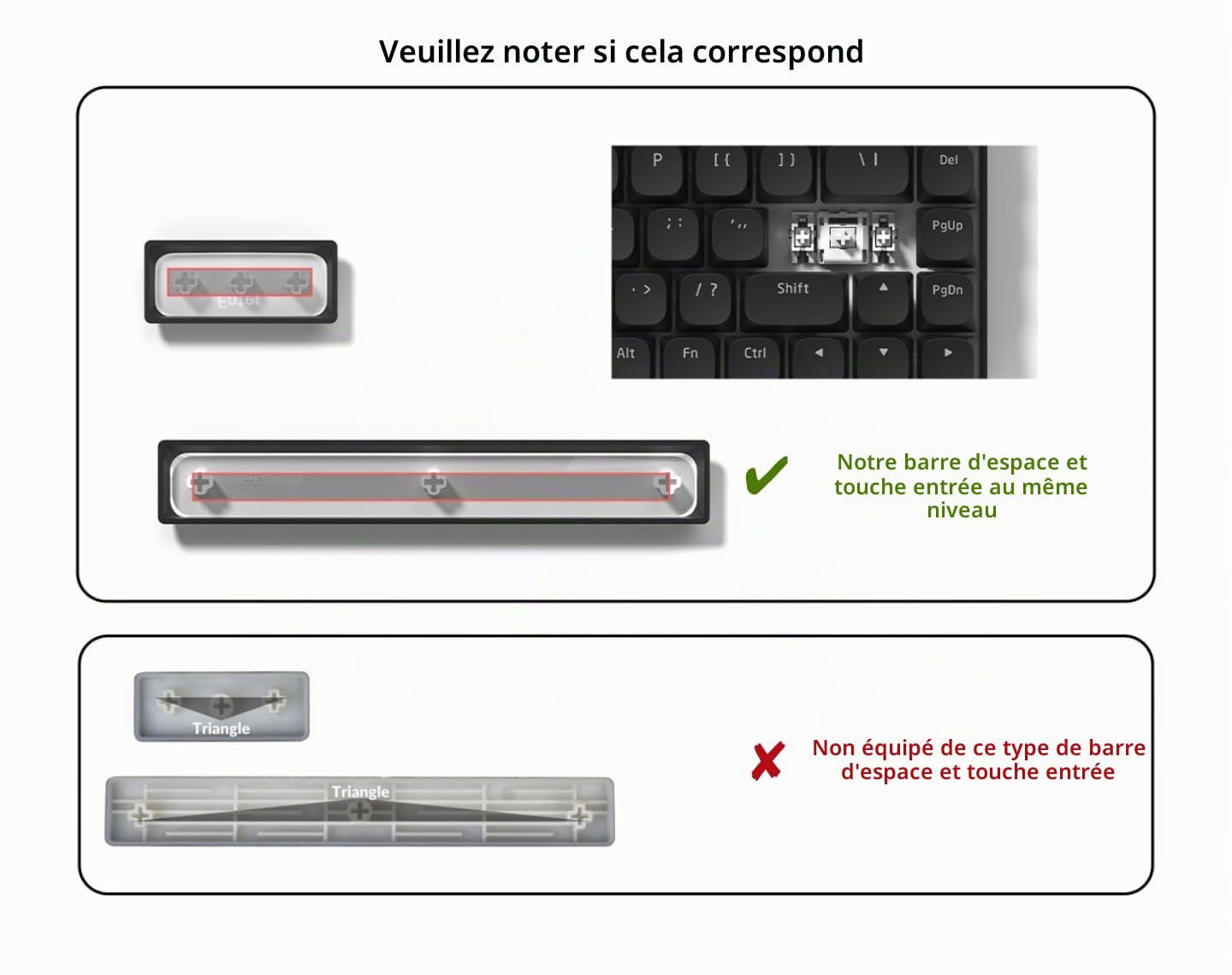 Low Profile Keycaps, Double Shot PBT Touches 60 75 100%, PC Transparent Gris foncé/Violet pour la Plupart des commutateurs MX Clavier mécanique (Touches Uniquement)