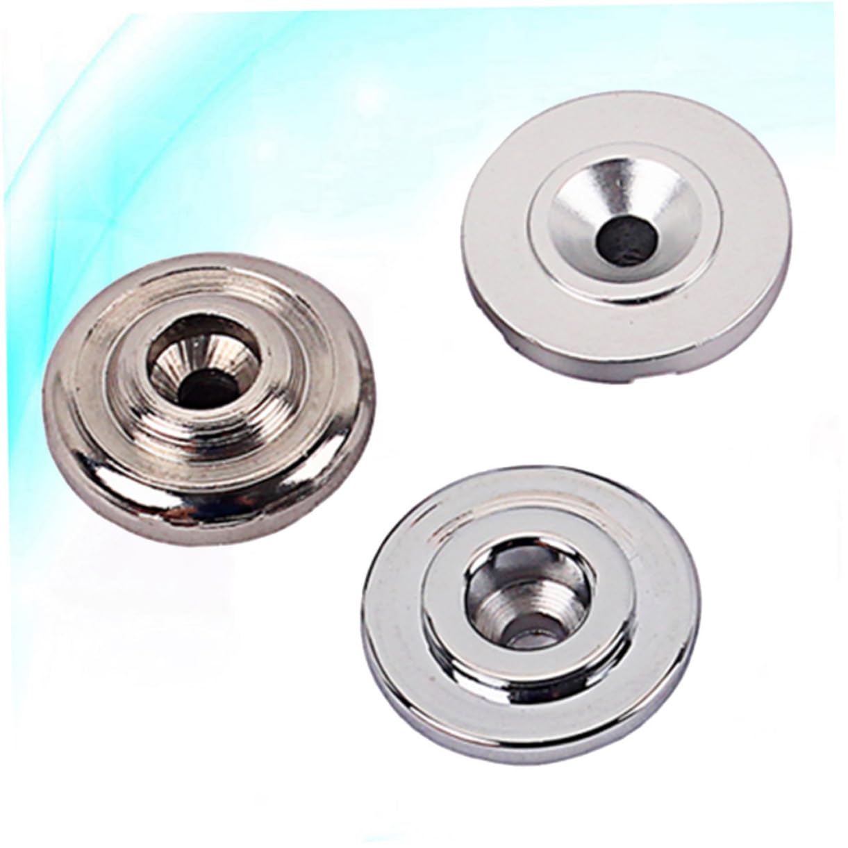 GOOHOCHY 3pcs Bass String Buckle Set Guitar Bass Accessories Pressure String Retainer Tree Tuning Pegs Hardware