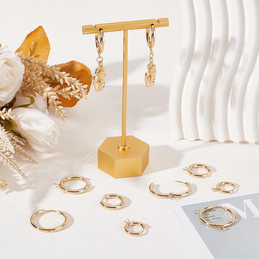 Boucles D'oreilles Créoles Tube Carré Diamanté, Or Jaune 18 Carats