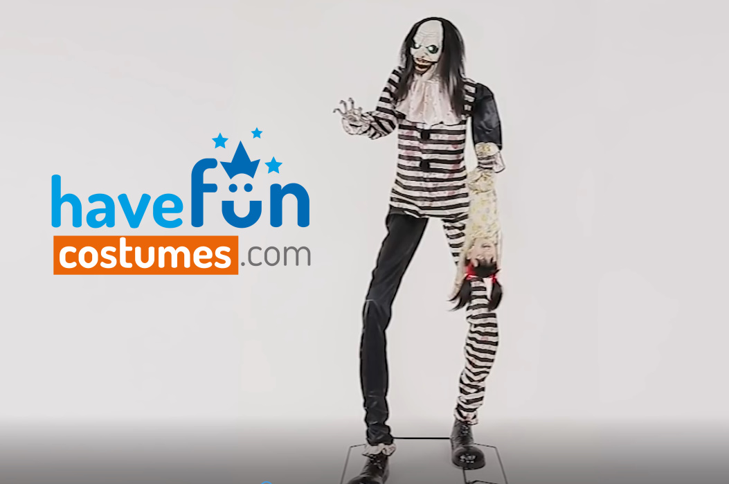 Amazon.com: Sweet Dreams Clown Animated Prop 7' Evil Scary