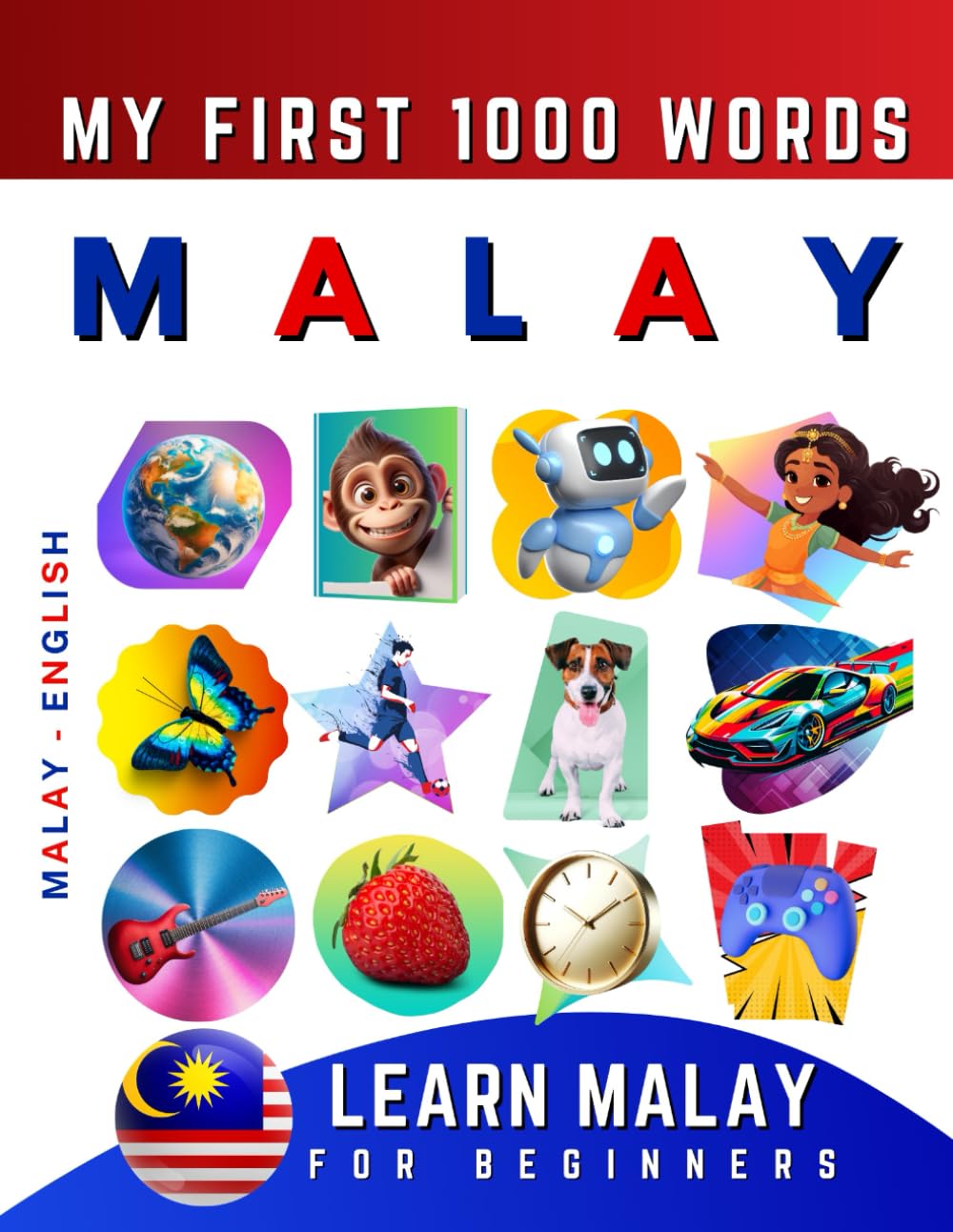 Malay language course for beginners, image size:1000x1293