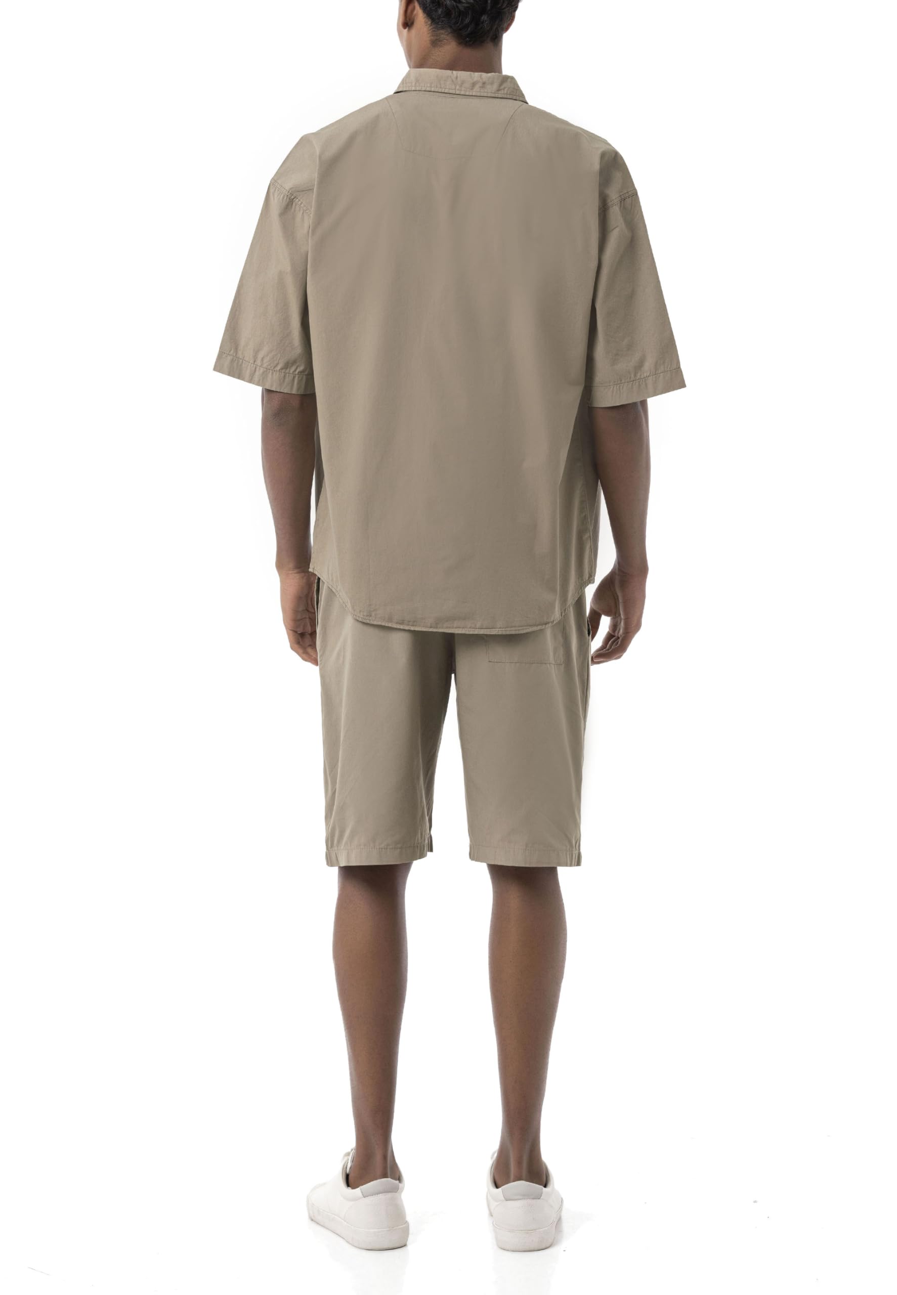 Redbridge by Spruce - Set estivo in due pezzi con camicia a maniche corte e pantaloncini, leggero, confortevole e moderno