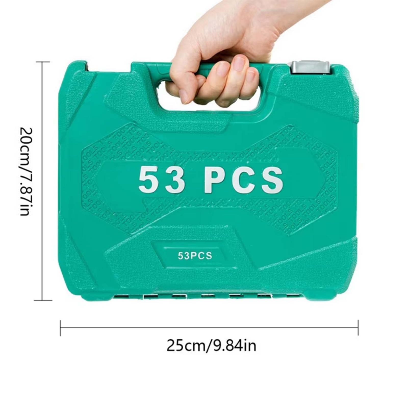 Maletín herramientas multiusos 53 Unids/set Juego Llaves Tubo Reparación Máquinas Reparación Automóviles De Rápido Herramienta De Trinquete Reversible Y Estuche