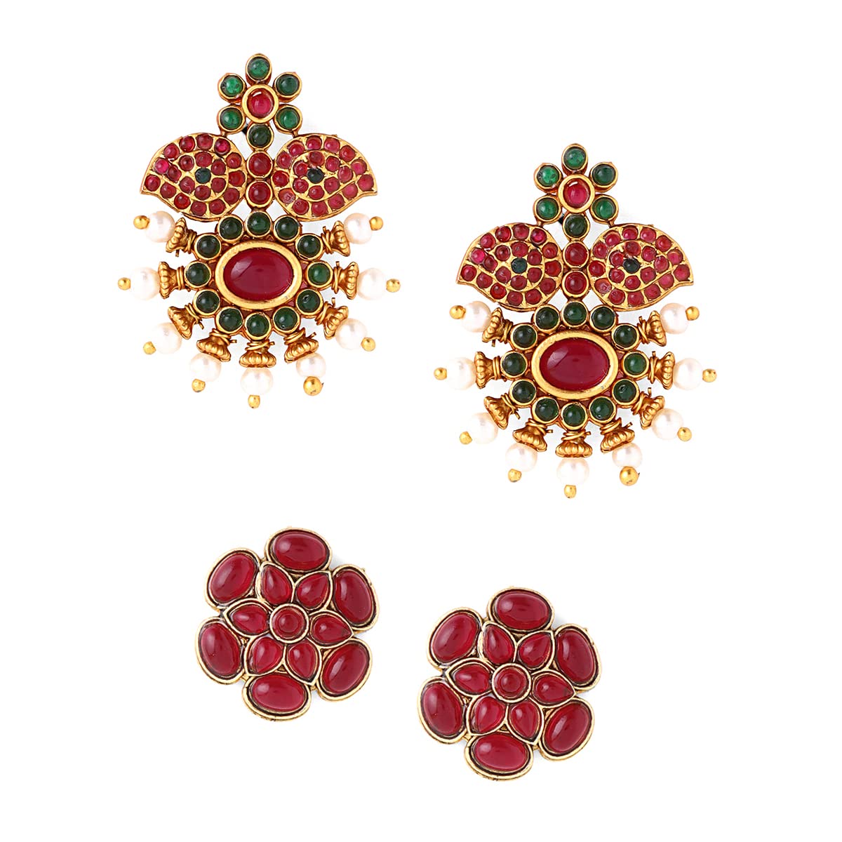 See full amazon price history chart for Yellow Chimes Earrings for Women & Girls Traditional Multicolor Kundans Studs | Gold Plated 2 Pairs Combo of Kundan Stone Stud Earrings | Birthday Gift for Girls & Women Anniversary Gift for Wife Yellow Chimes Earrings for Women & Girls Traditional Multicolor Kundans Studs | Gold Plated 2 Pairs Combo of Kundan Stone Stud Earrings | Birthday Gift for Girls & Women Anniversary Gift for Wife (B0BH8RYXKR) Amazon Price History, Amazon Price Tracker