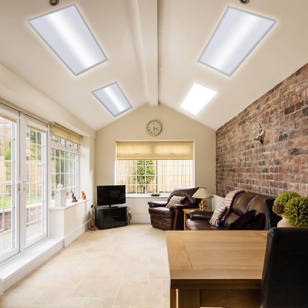 8 Pcs Fluorescent Light Covers, 4 x 2 Feet Magnetic Light Covers for Ceiling Lights Shade Panel, Drop Ceiling Light Filters Covers for Office Classroom School Home, Grey