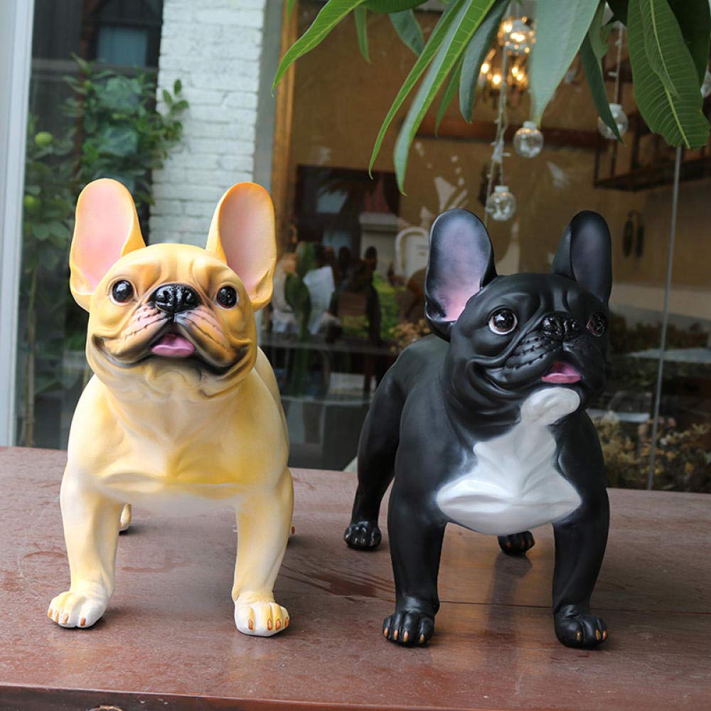Set di 4 strofinacci con bulldog francese, divertenti asciugamani da