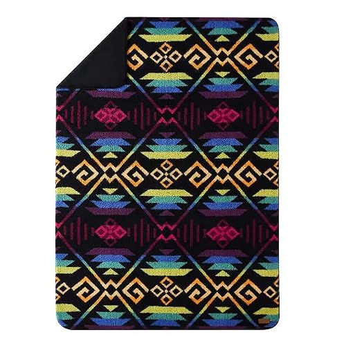Pendleton Sherpa Fleece Throw (Coyote Butte Black), 50 X 70'' #TOP20